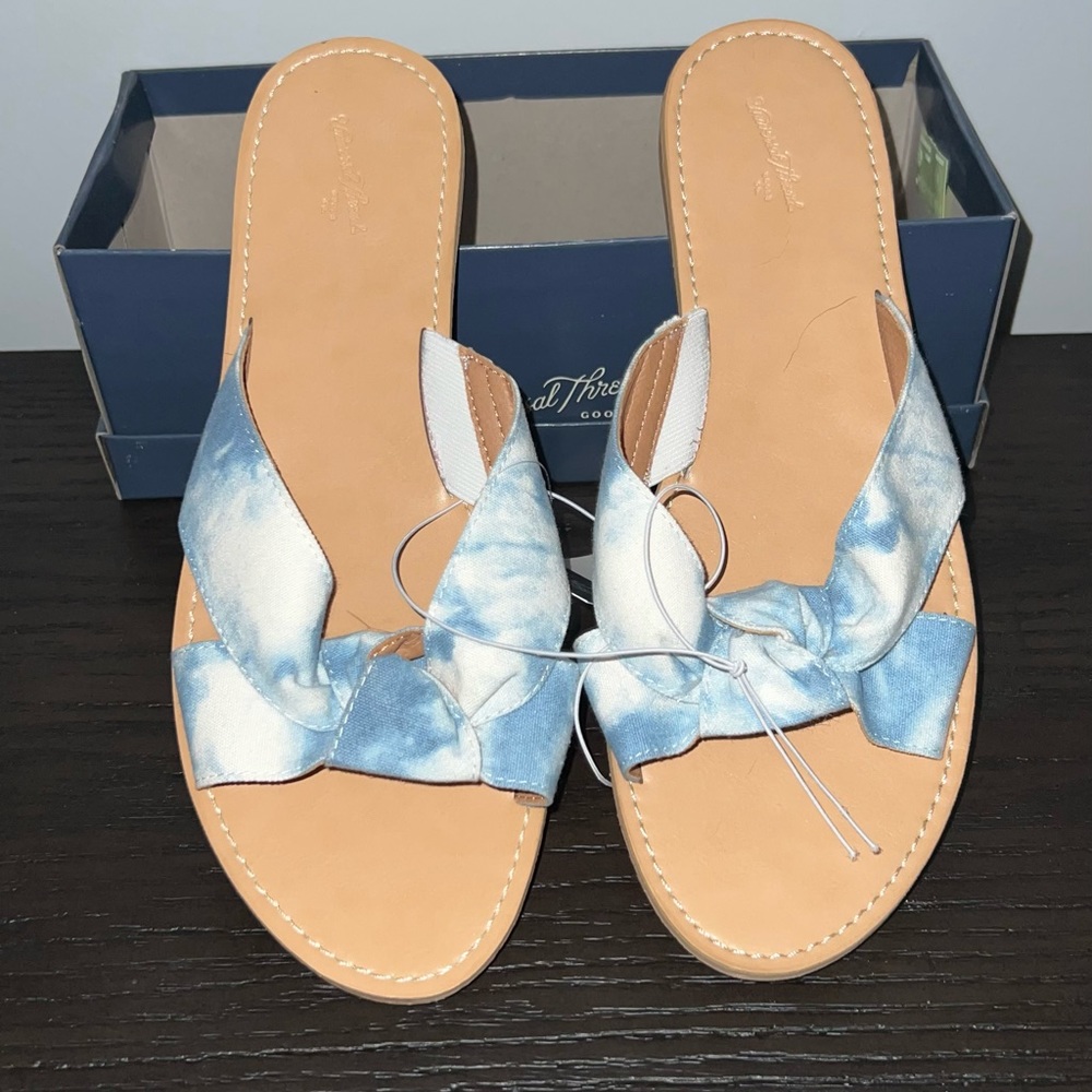 Cloud Denim Sandals